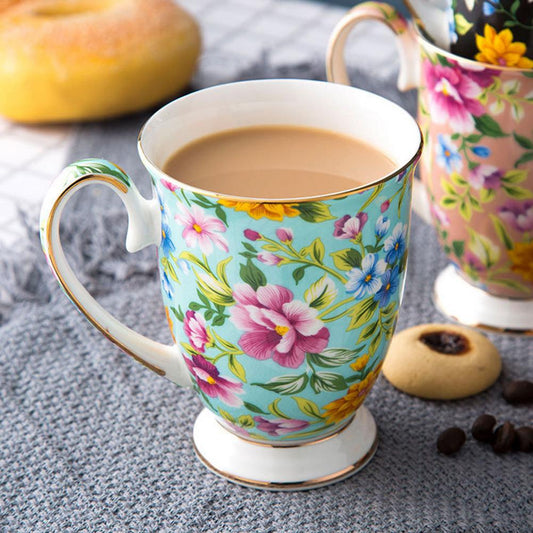 Vintage Hand Painted Floral Teacup