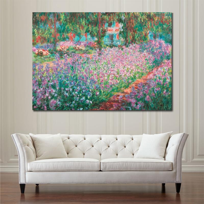 Claude Monet and Van Gogh Flower Oil Paintings