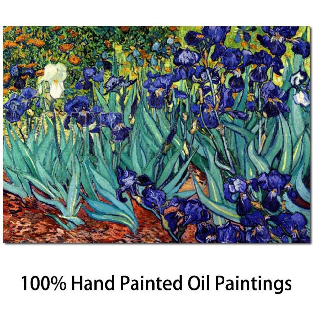 Claude Monet and Van Gogh Flower Oil Paintings